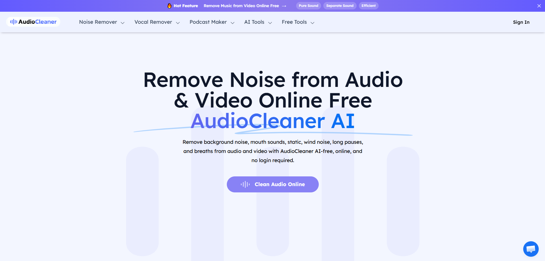 Audio Cleaner AI