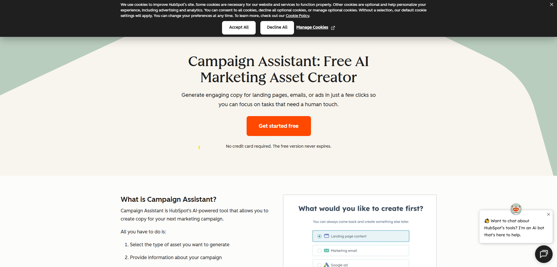 Hubspot AI Campaign Assistant